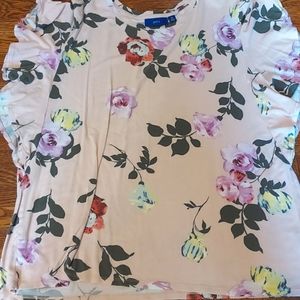 APT.9 Pink Floral Shirt